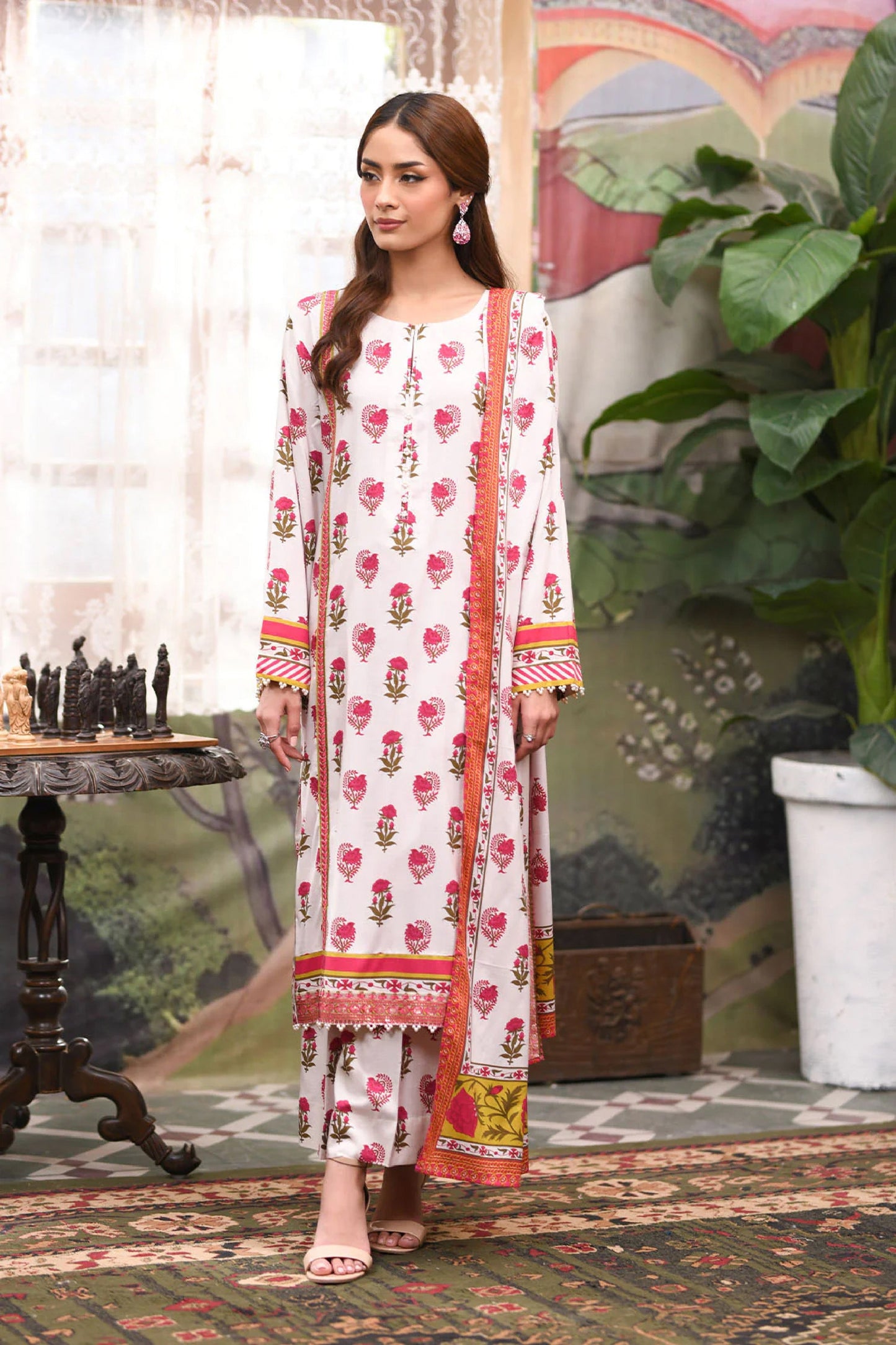 SO KAMAL lawn 3pc design 8