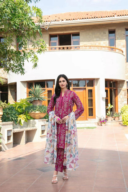 Tawakal Fabrics Lawn Suit 4